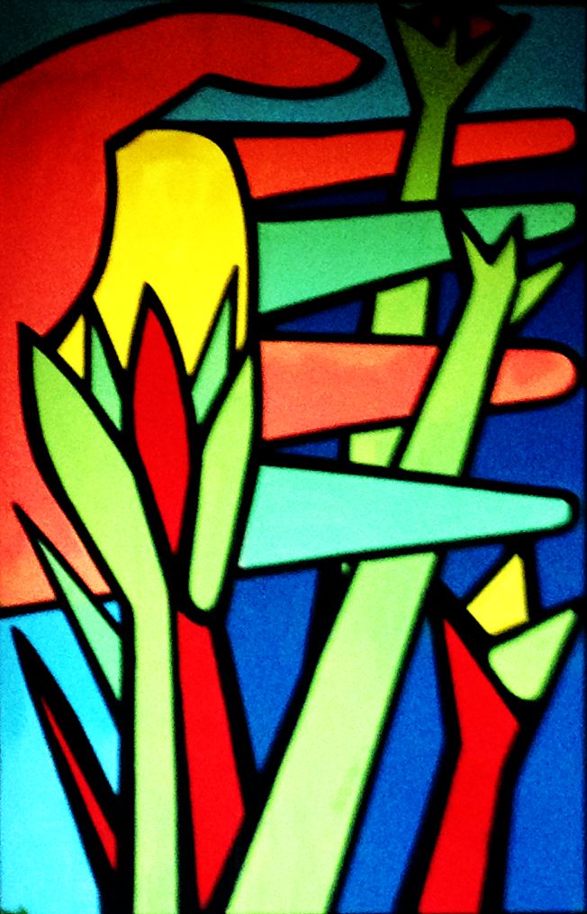 Grafitti no Paço Municipal - 2016 cubismo